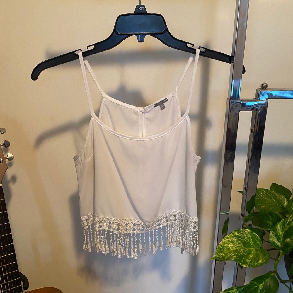 *LAST CALL* Cropped Boho Fringe Tank